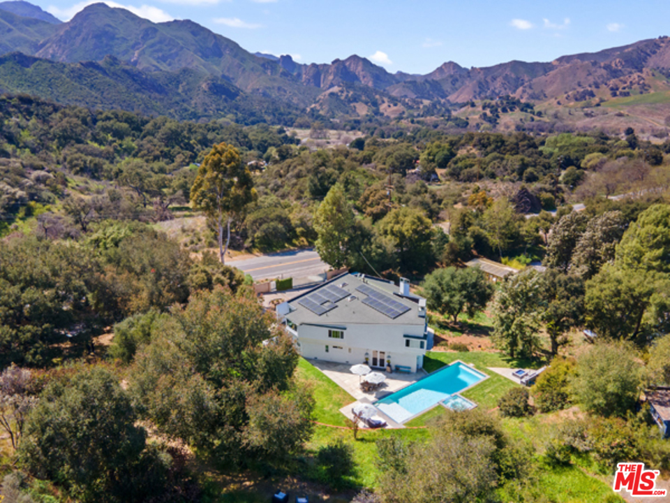1580 Las Virgenes Road Calabasas, CA 91302 - Photo 51 of 51 an aerial view of residential house with an outdoor space