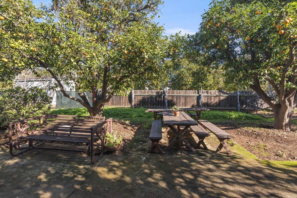 3414 Royal Road Vista, CA 92084 - Photo 43 of 48 a view of a yard with patio a fire pit and furniture