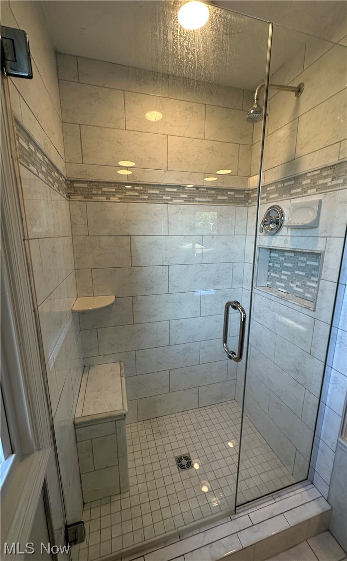2809 Noble Road Cleveland Heights, OH 44121 - Photo 19 of 34 Bathroom featuring walk in shower