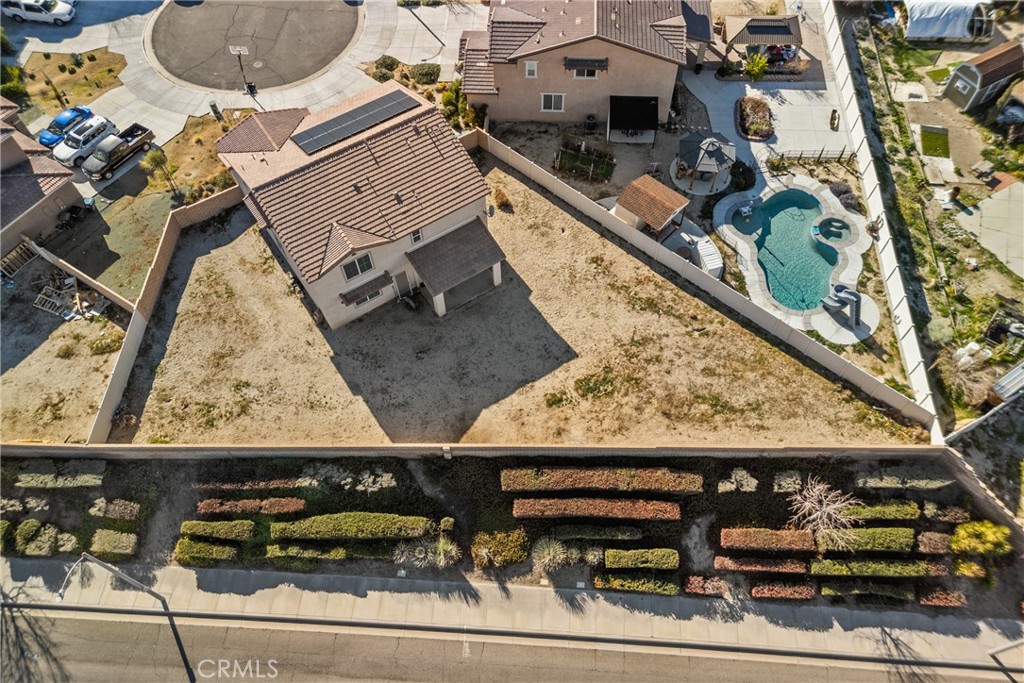6949 Beale Road Palmdale, CA 93552 - Photo 32 of 32 an aerial view of a pool table and chairs