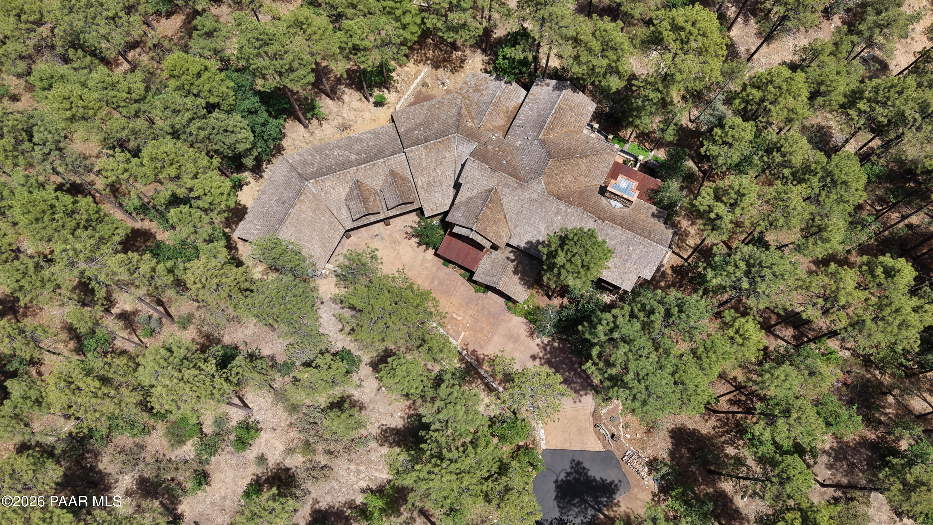 1515 High Valley Ranch Road Prescott, AZ 86303 - Photo 9 of 76 an aerial view of residential house with outdoor space