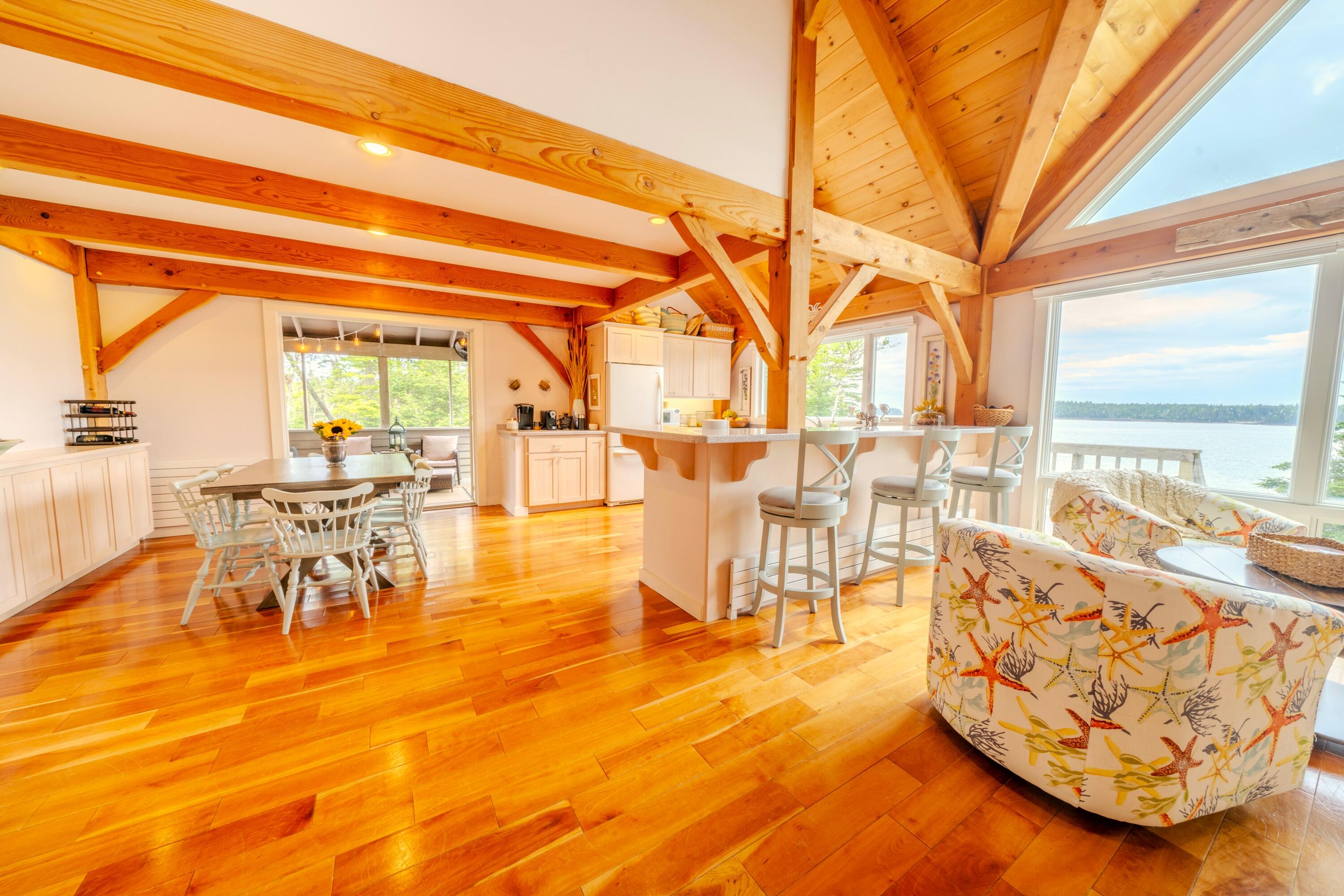 557 Yoho Head Road Machiasport, ME 04655 - Photo 17 of 136 E-Entry to Great Room Living Area-Water