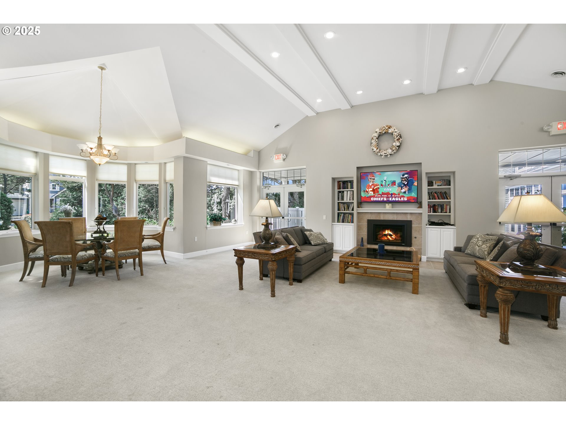 160 Southwest 59th Street South Beach, OR 97366 - Photo 40 of 45 a living room with furniture a fireplace and a large window