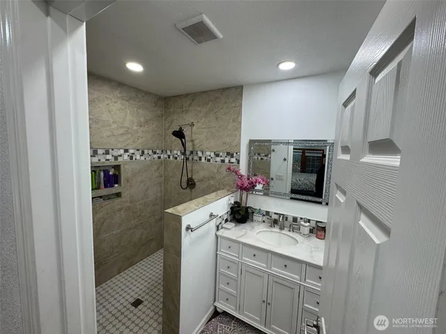 a room with storage and utility