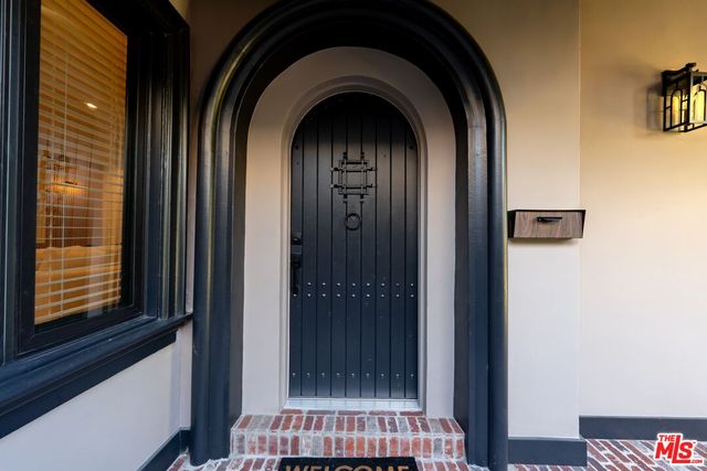 a view of an entryway door