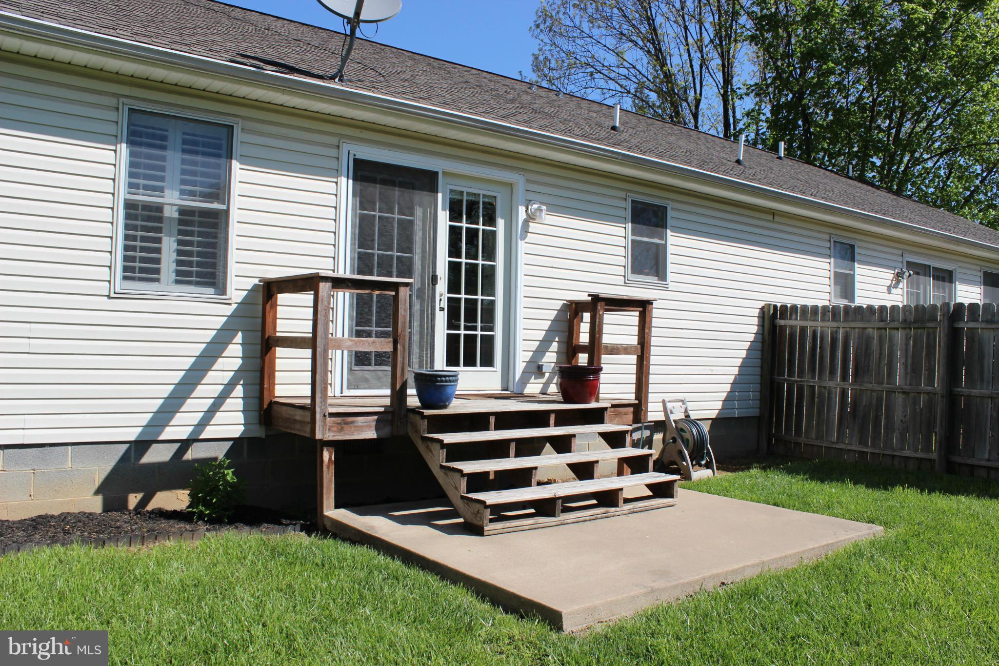 110 East Fourteenth Avenue Ranson, WV 25438 - Photo 15 of 18 Rear Deck and Patio