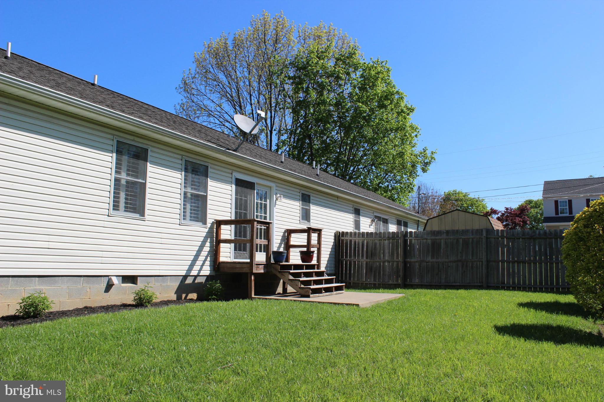 110 East Fourteenth Avenue Ranson, WV 25438 - Photo 16 of 18 Level Back Yard with Landscaping