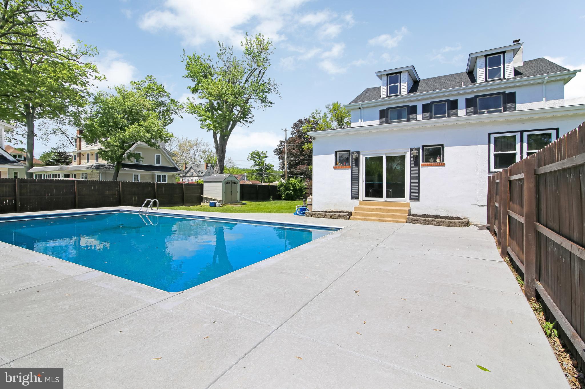 422 Durham Road Langhorne, PA 19047 - Photo 3 of 25 Gorgeous in-ground pool and side yard