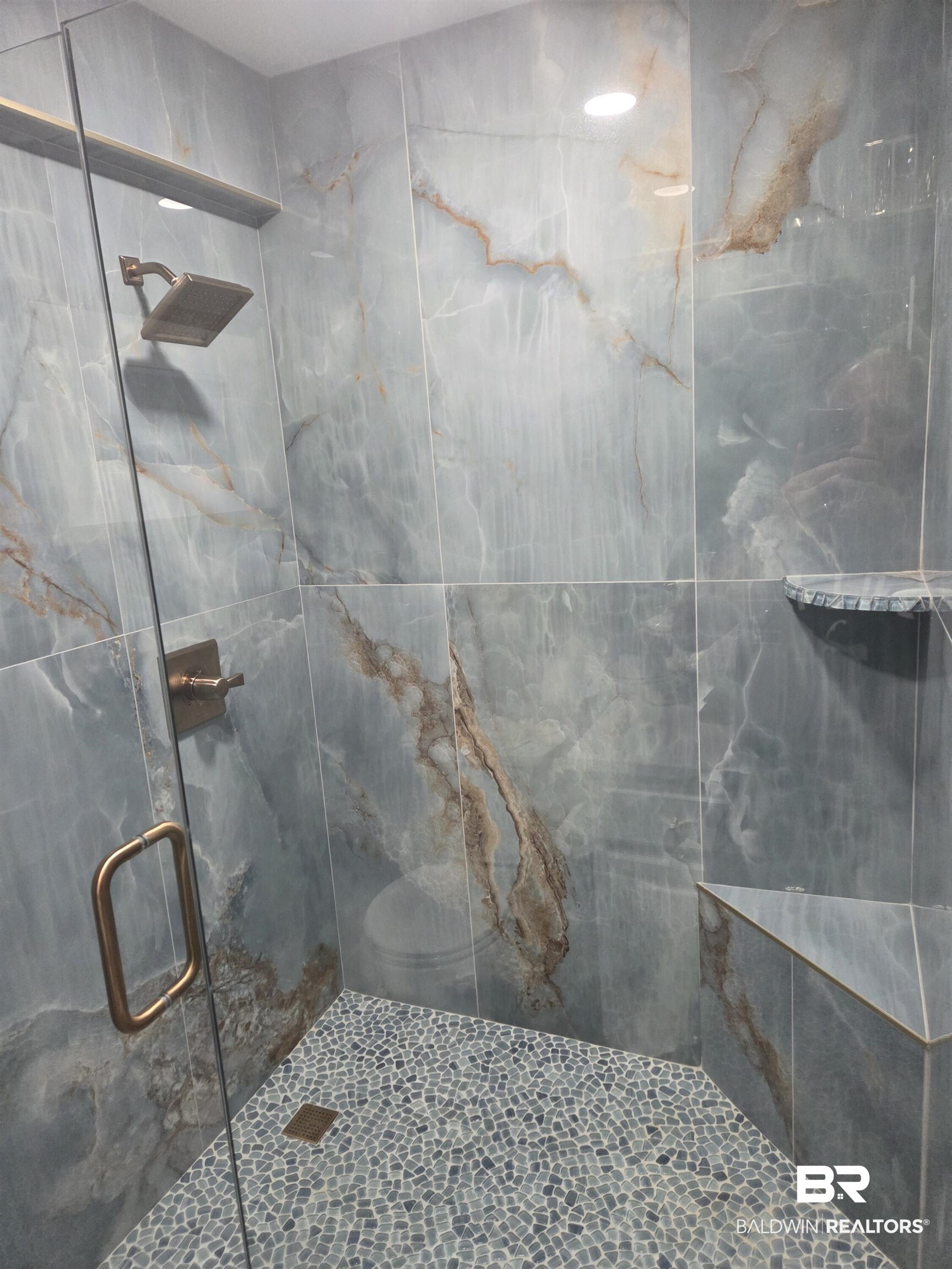 27580 Canal Road, Unit 1210 Orange Beach, AL 36561 - Photo 22 of 28 Bathroom with a marble finish shower