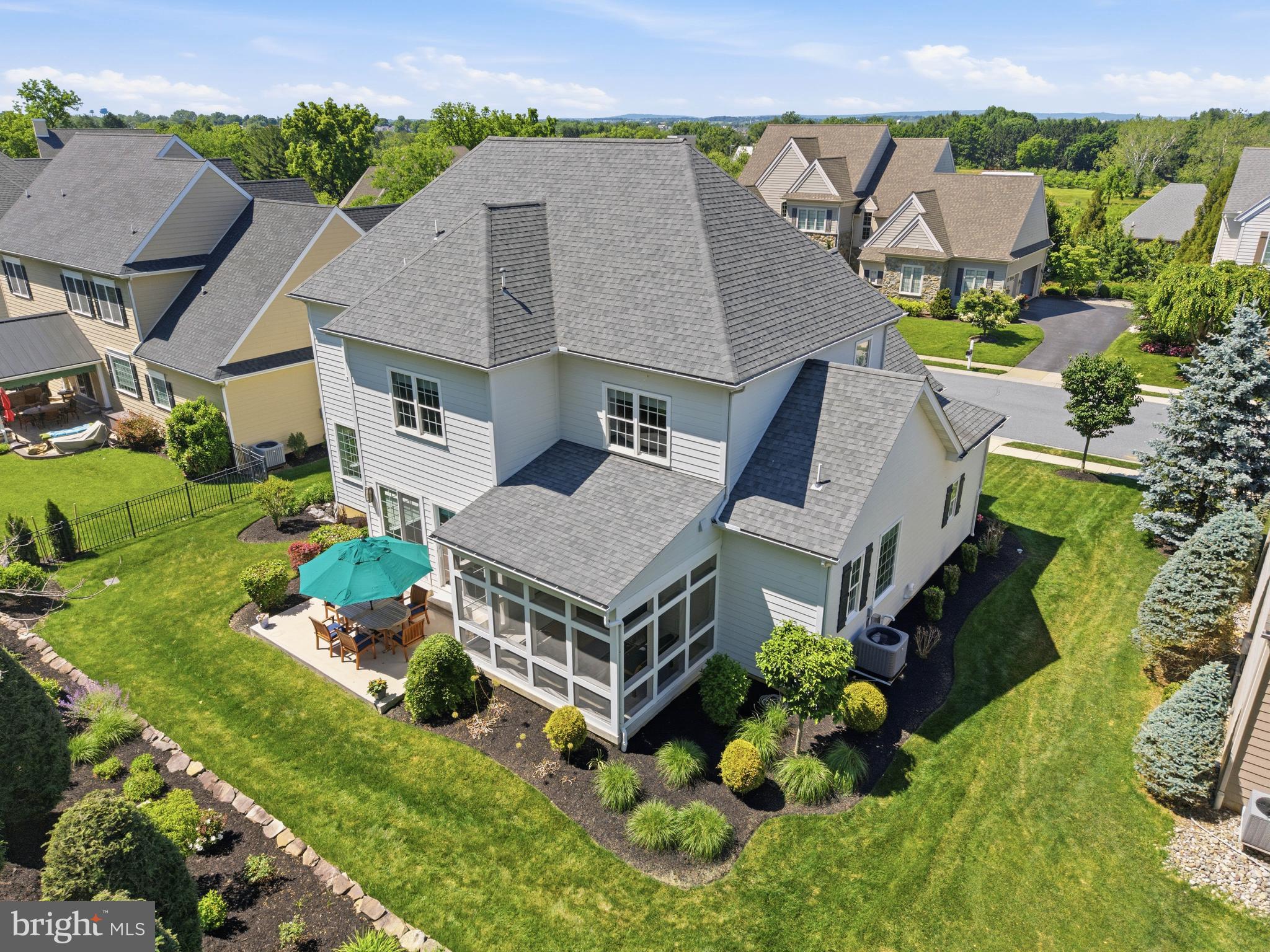 360 Addison Place Lancaster, PA 17601 - Photo 68 of 78 an aerial view of a house with yard swimming pool and outdoor seating