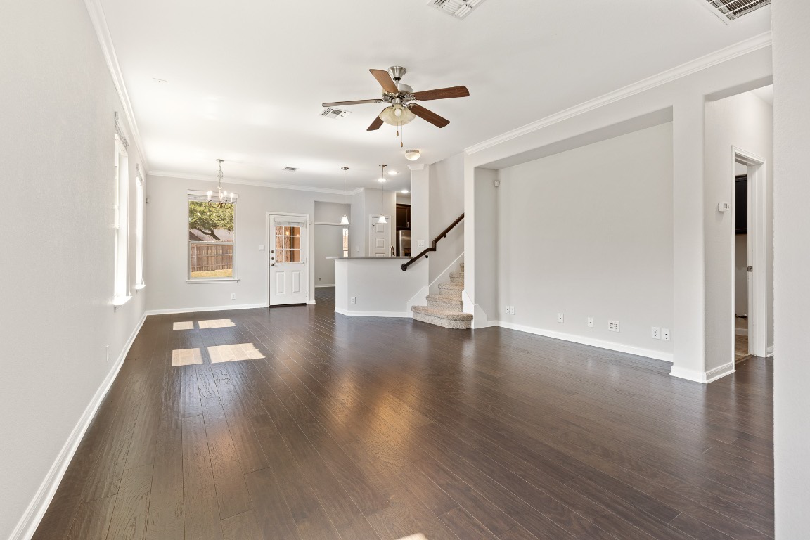506 Hummingbird Lane, Unit A Austin, TX 78734 - Photo 5 of 36 a view of an entryway with wooden floor