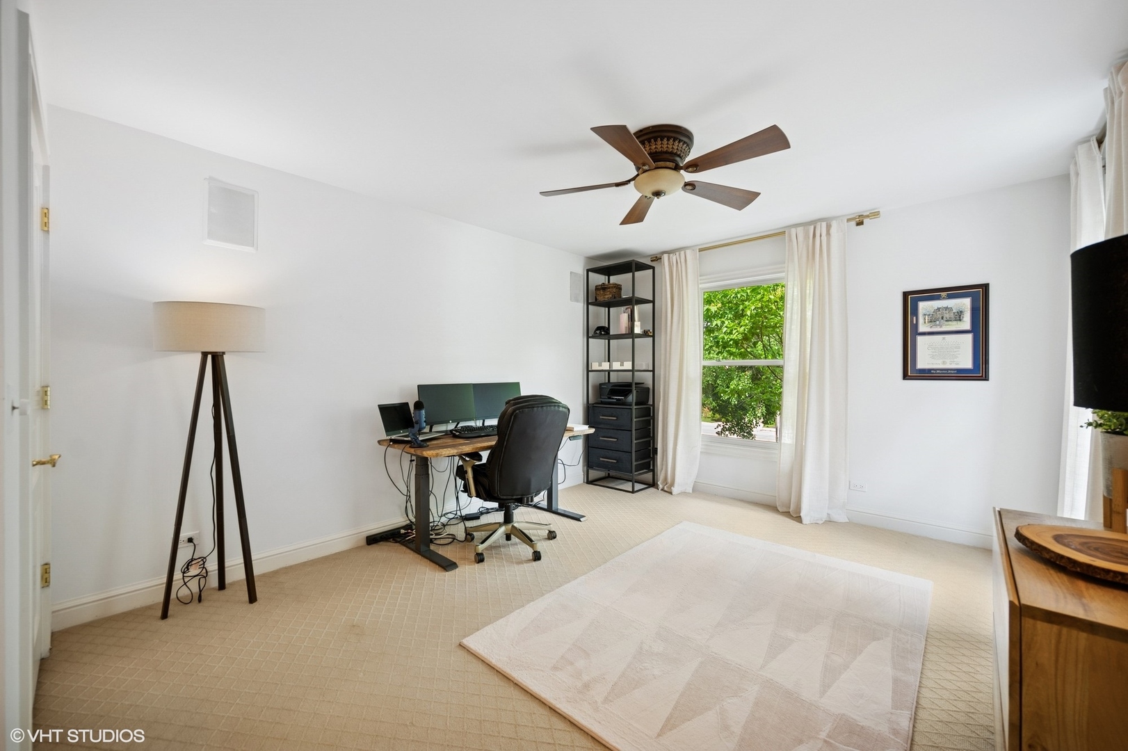 2007 Wilmette Avenue Wilmette, IL 60091 - Photo 19 of 35 a view of a workspace with furniture and a window
