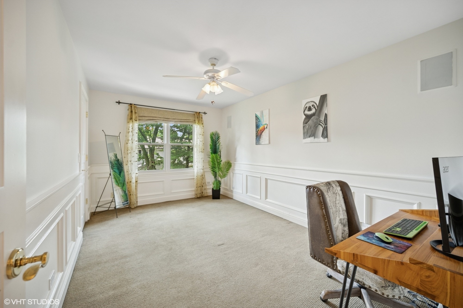 2007 Wilmette Avenue Wilmette, IL 60091 - Photo 22 of 35 a view of workspace with furniture and a window