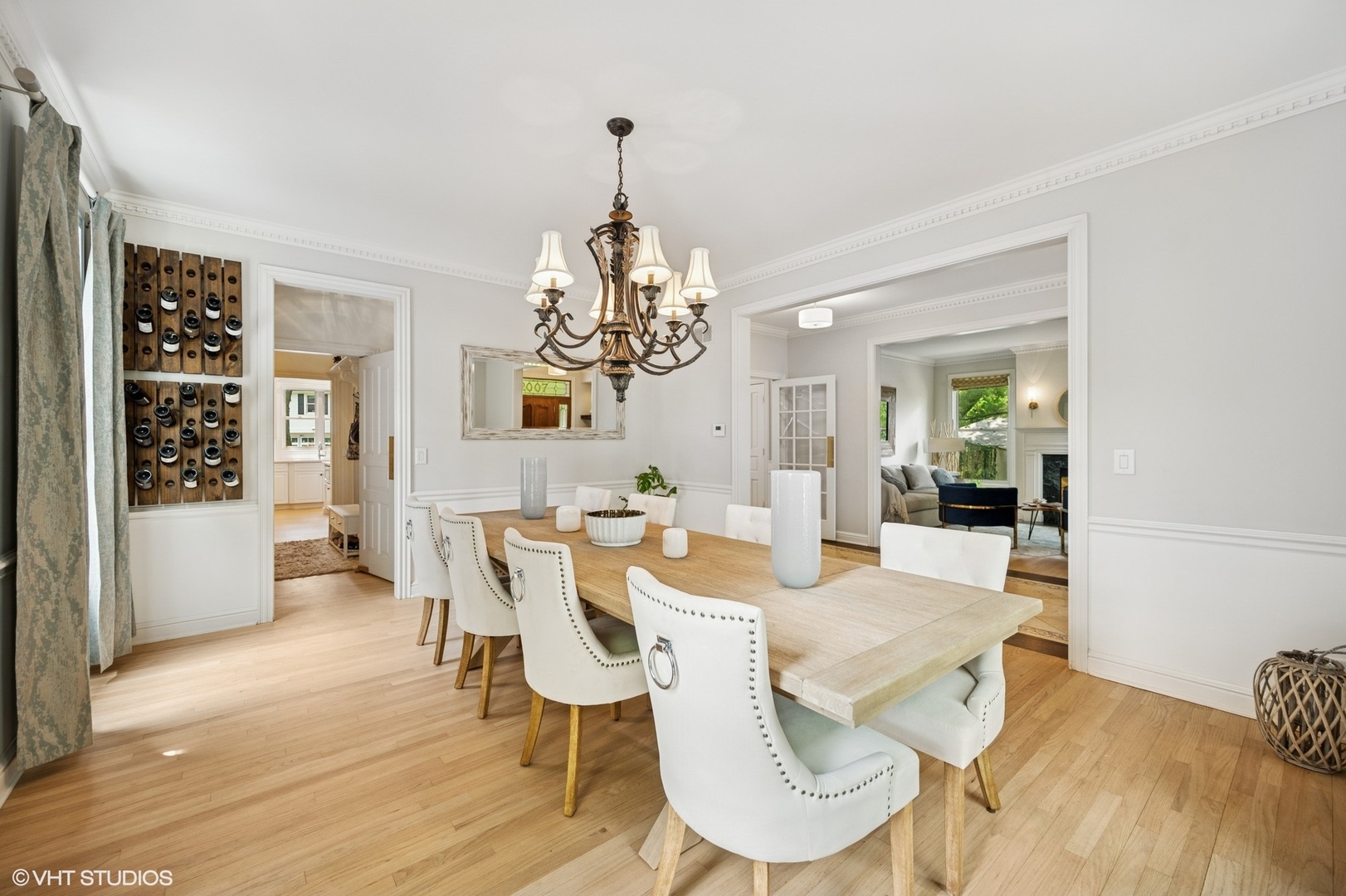 2007 Wilmette Avenue Wilmette, IL 60091 - Photo 4 of 35 a view of a dining room with furniture wooden floor and chandelier