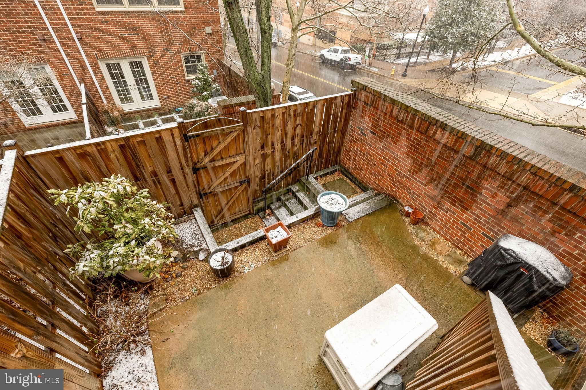 1503 North Colonial Terrace Arlington, VA 22209 - Photo 35 of 37 Enclosed Back Patio