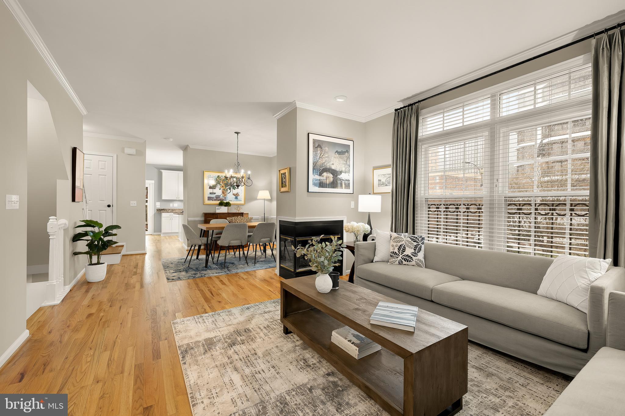 1503 North Colonial Terrace Arlington, VA 22209 - Photo 4 of 37 Living Room | Dining Room