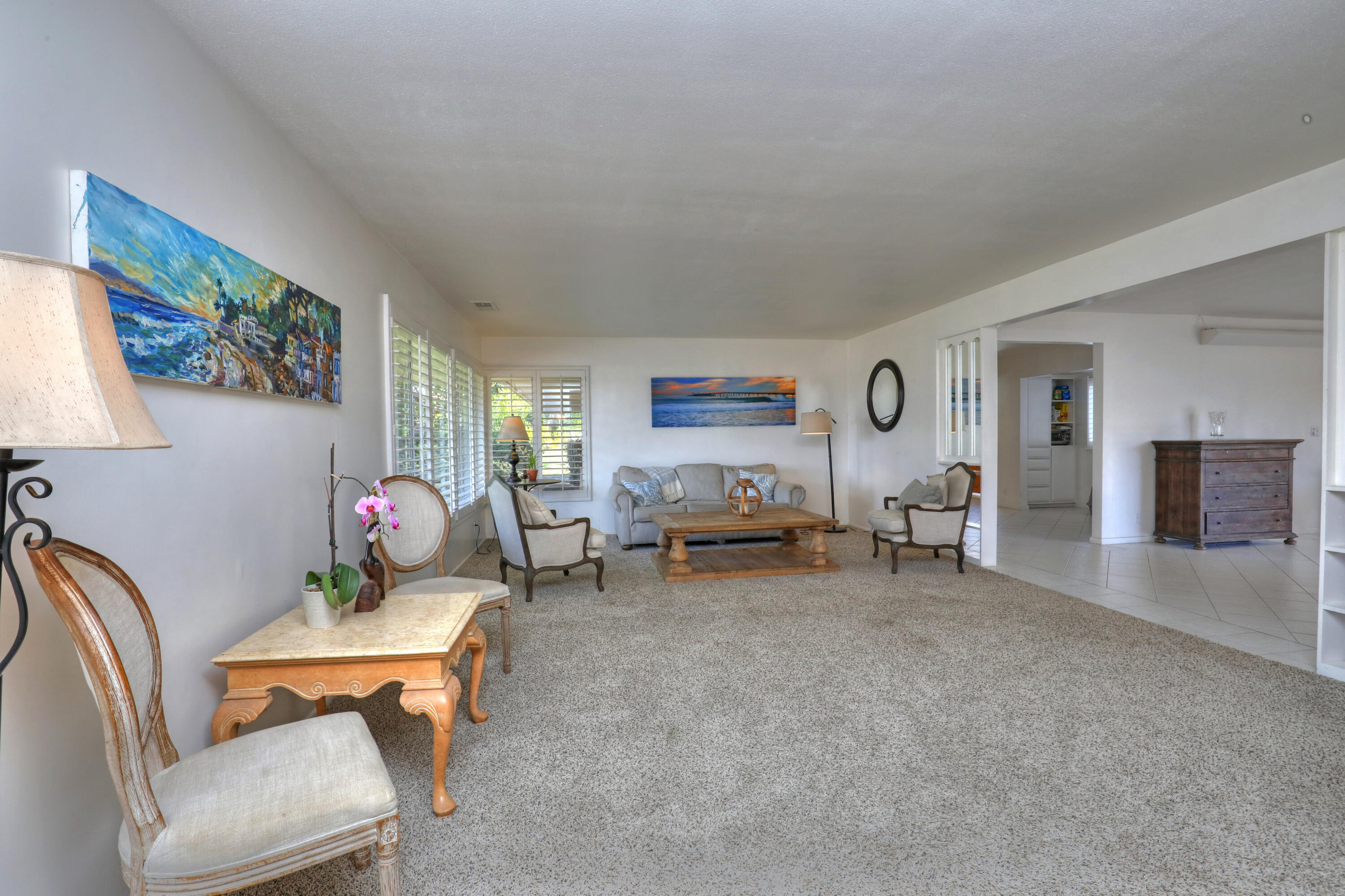 4620 Via Rubi Santa Barbara, CA 93105 - Photo 11 of 18 a living room with furniture and a lamp
