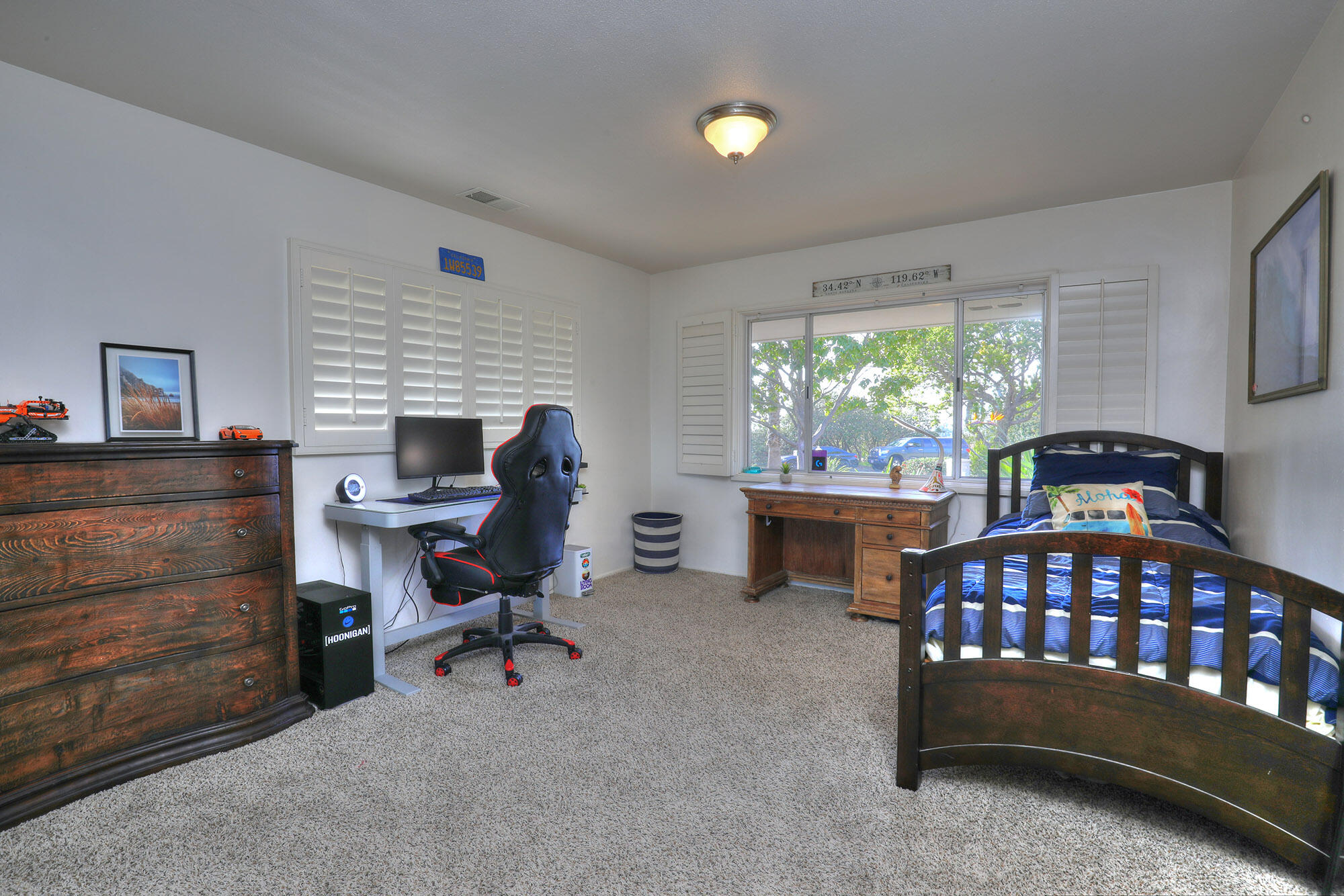 4620 Via Rubi Santa Barbara, CA 93105 - Photo 15 of 18 a view of a workspace with furniture and a window