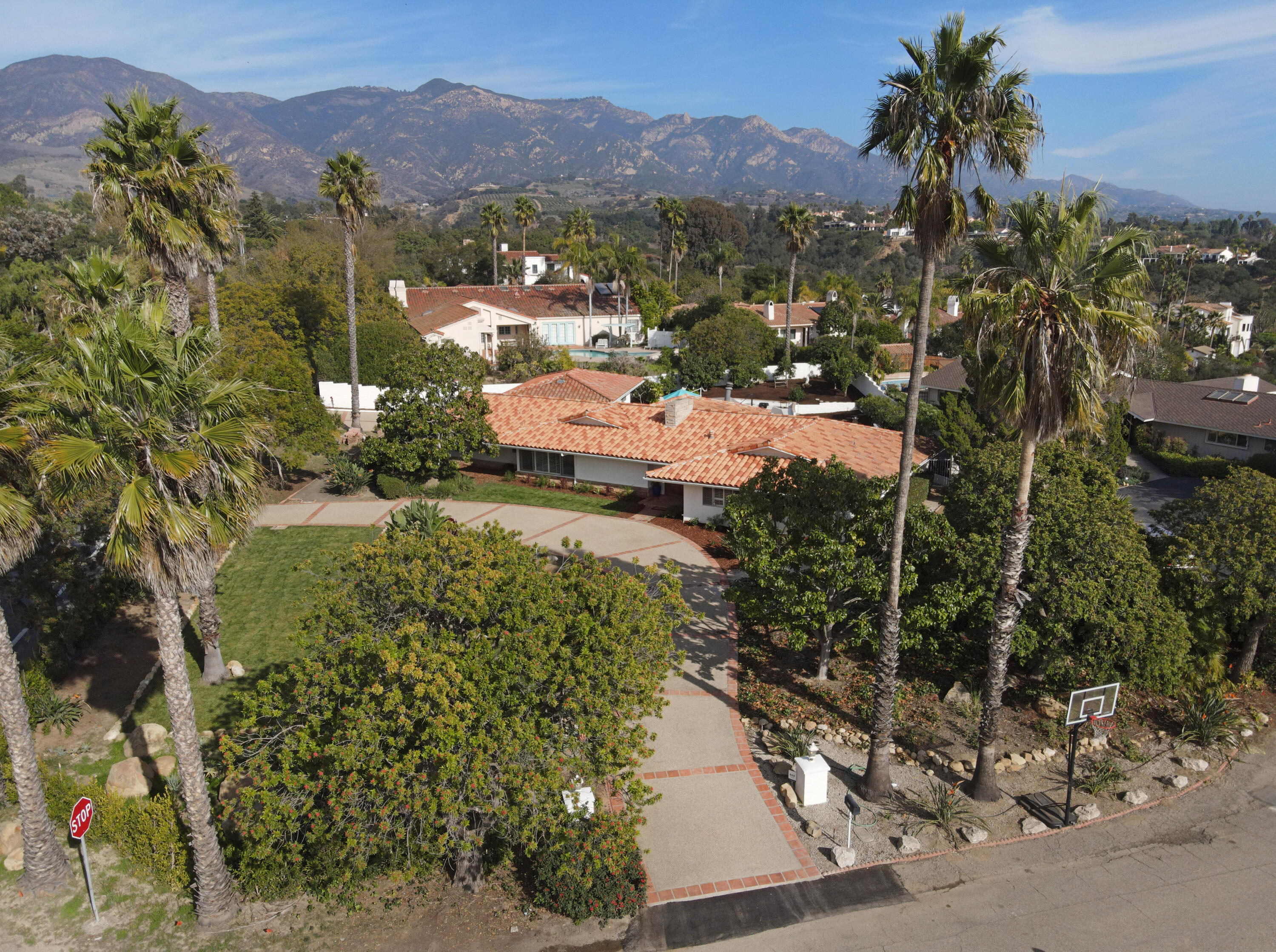 4620 Via Rubi Santa Barbara, CA 93105 - Photo 8 of 18 a view of a town with mountains in the background