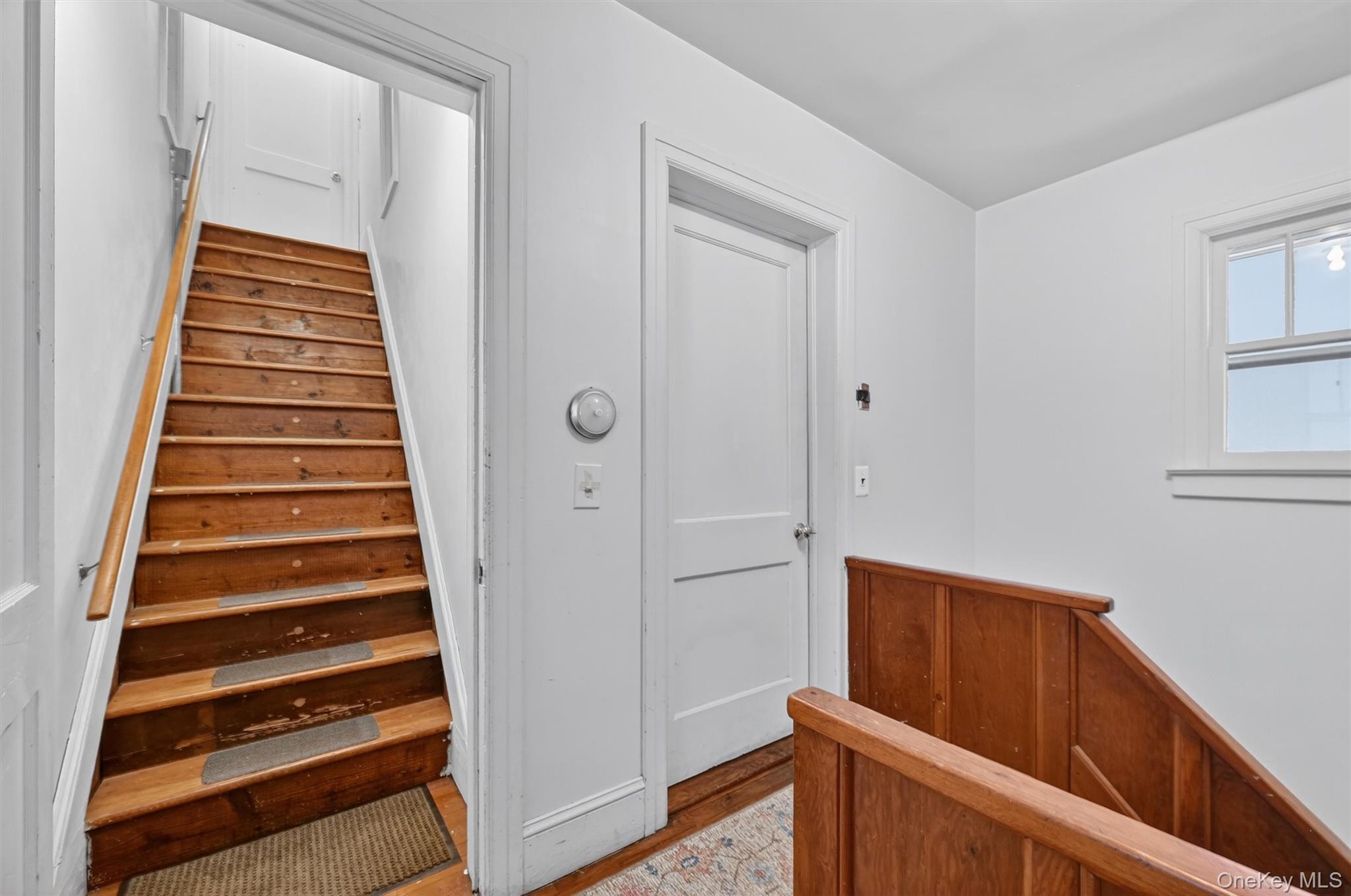 51 Lakeside Road Newburgh, NY 12550 - Photo 20 of 41 pantry area and stairs to primary bedroom