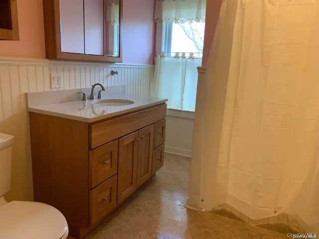 a bathroom with a sink and a toilet