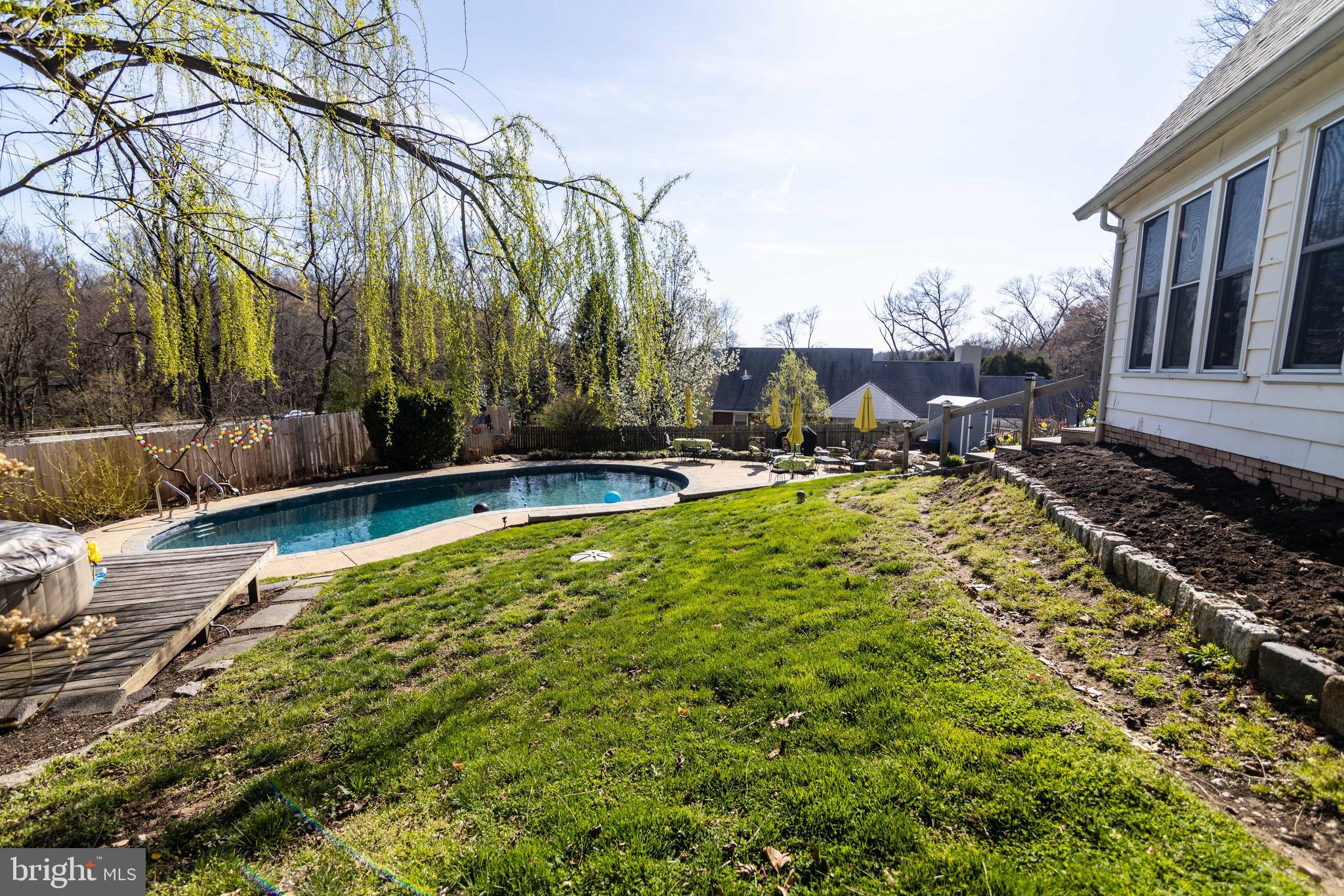 270 West Rose Tree Road Media, PA 19063 - Photo 36 of 42 Spacious back yard and pool