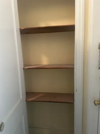 a close view of washer and dryer