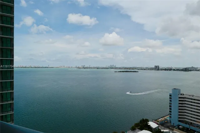 a view of car parked from balcony