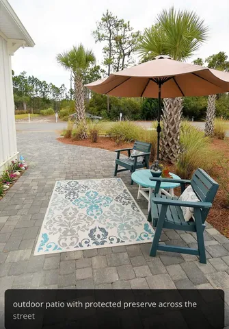 a view of a outdoor space with lounge chair