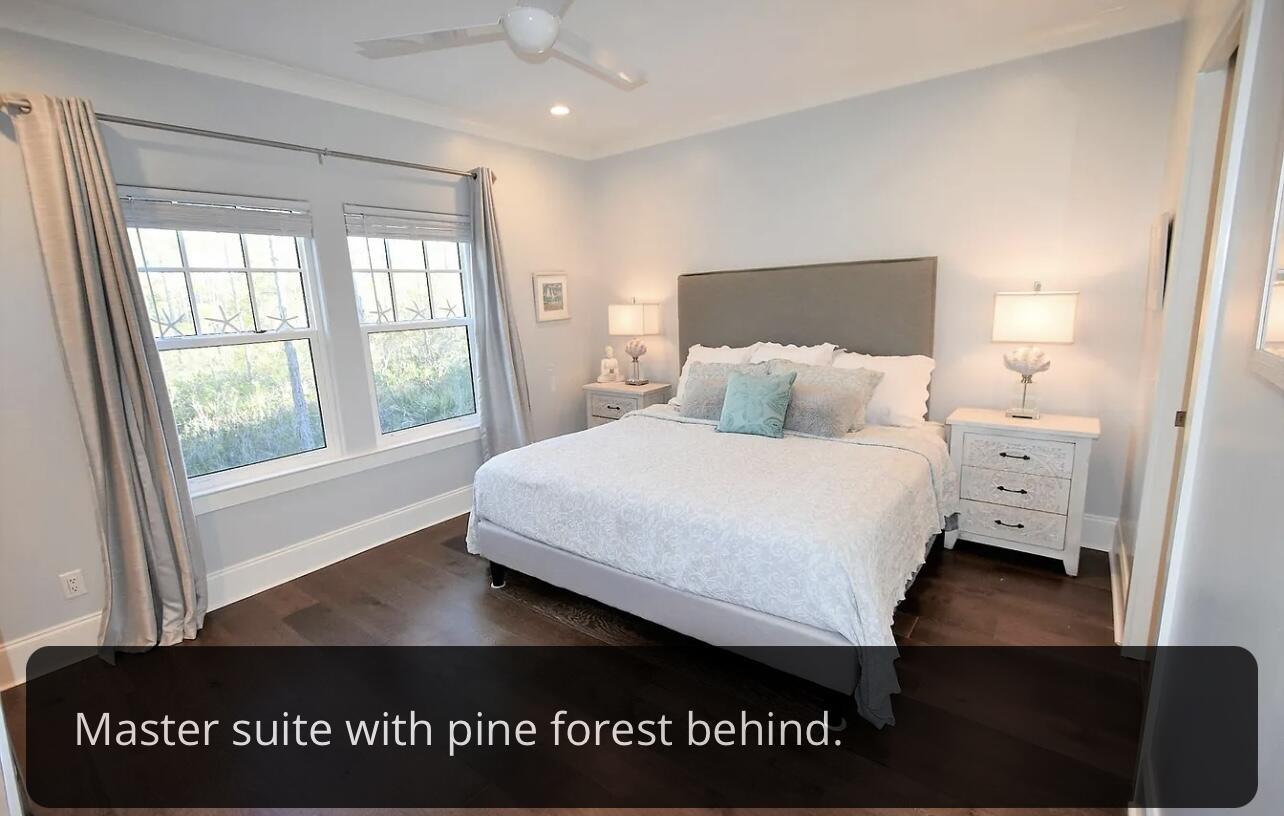 92 Heron's Crossing Santa Rosa Beach, FL 32459 - Photo 8 of 28 a bedroom with a bed and a window