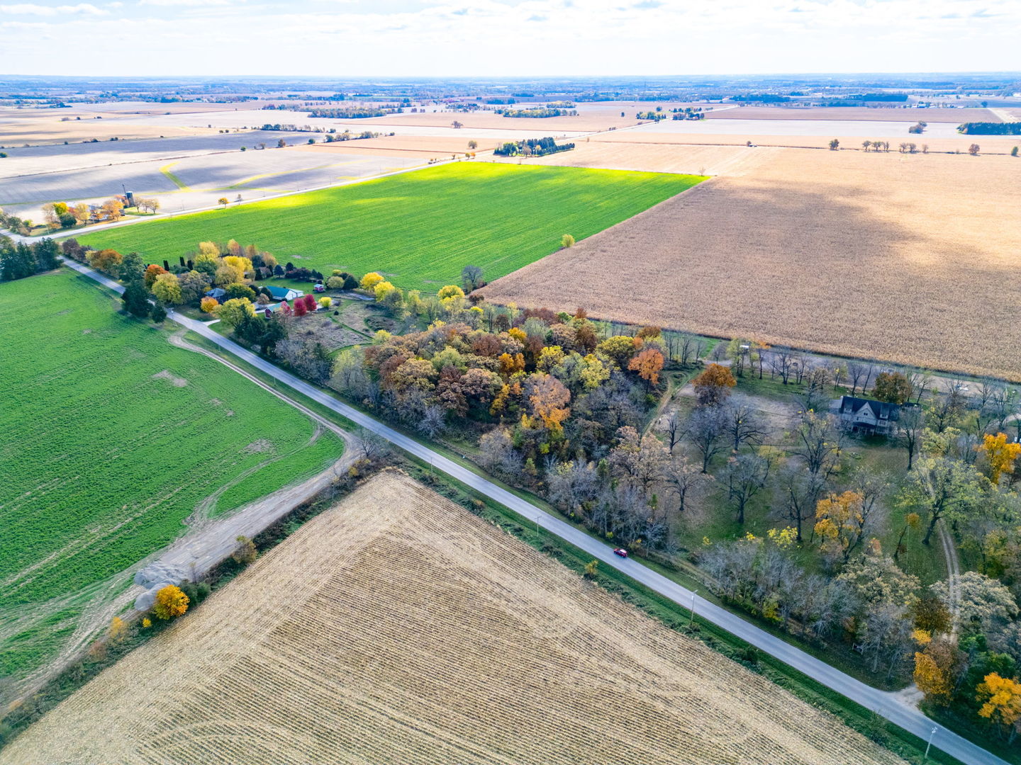 X North Boone School Road Poplar Grove, IL 61065 - Photo 14 of 20 a view of a lake with a big yard