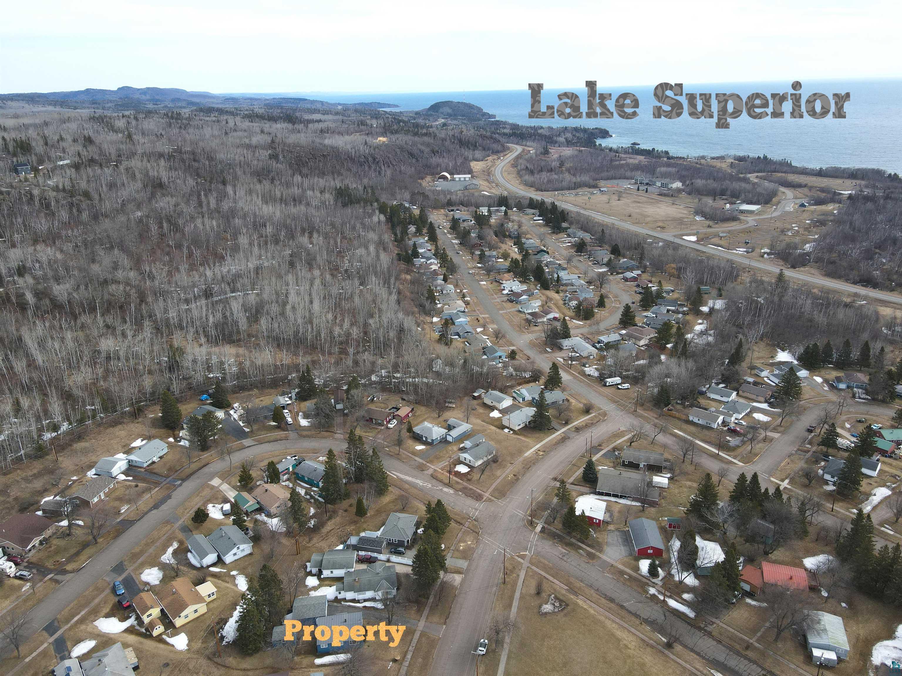 18 Banks Boulevard Silver Bay, MN 55614 - Photo 3 of 26 View of property location featuring nearby suburban area and a nearby body of water