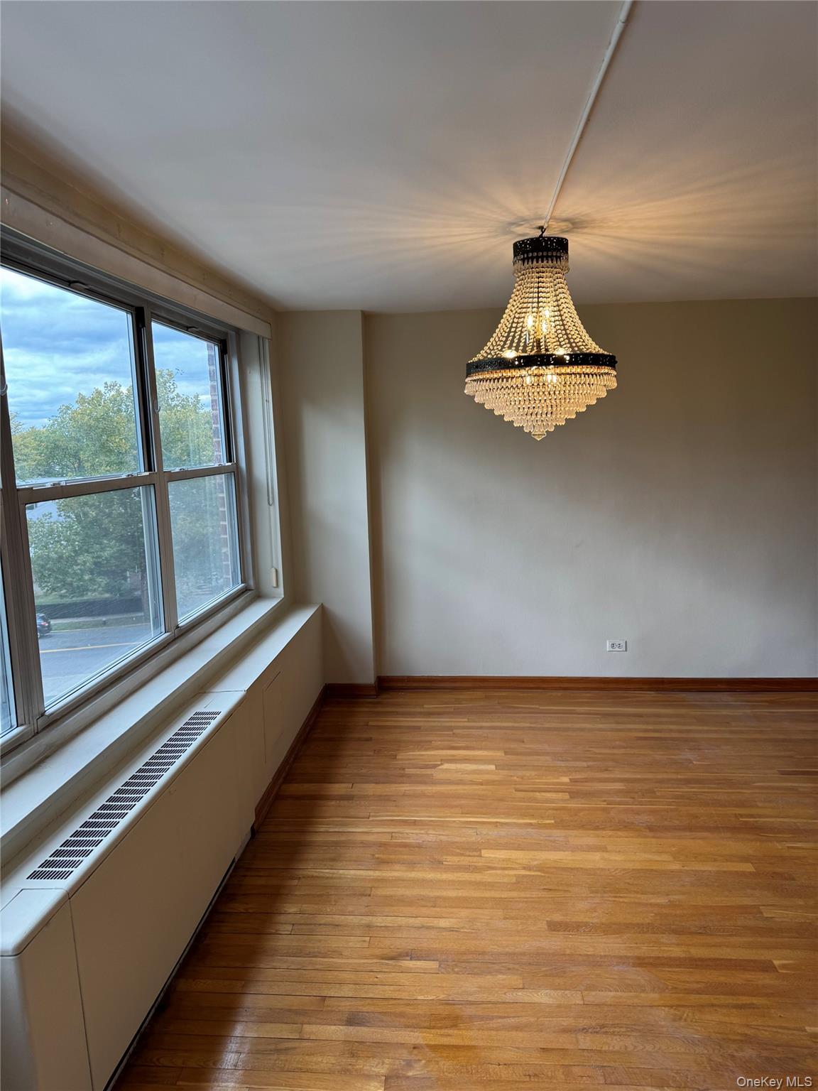 211-40 18th Avenue, Unit 4J Queens, NY 11360 - Photo 4 of 7 Spacious Dining Room with beautiful Chandeleir