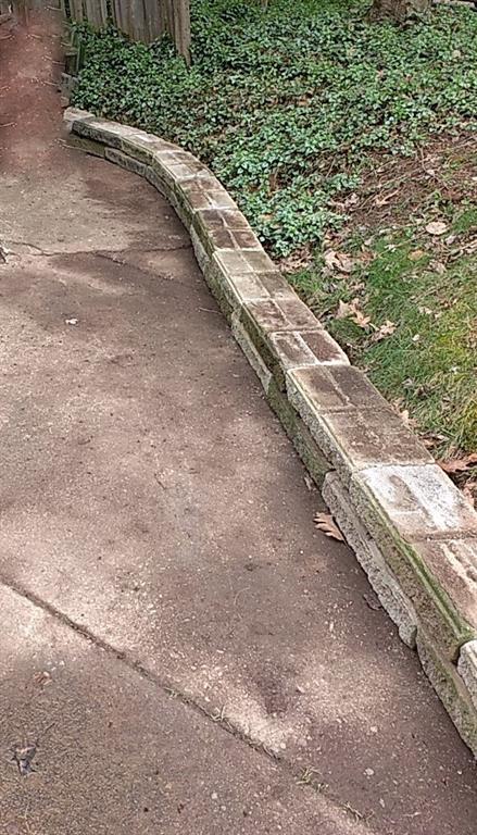 1463 Anderson Road Pittsburgh, PA 15209 - Photo 13 of 22 Closeup of new (04/2017) patio walkway wall