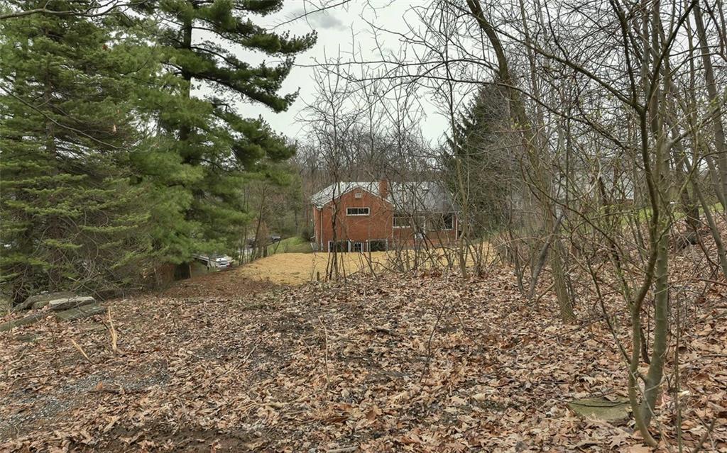 1463 Anderson Road Pittsburgh, PA 15209 - Photo 14 of 22 Close Up of Proposed Parking Area in rear using access road between neighbor's house & cemetery