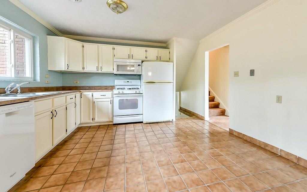 Plenty of cupboard space and room for a table and chairs!