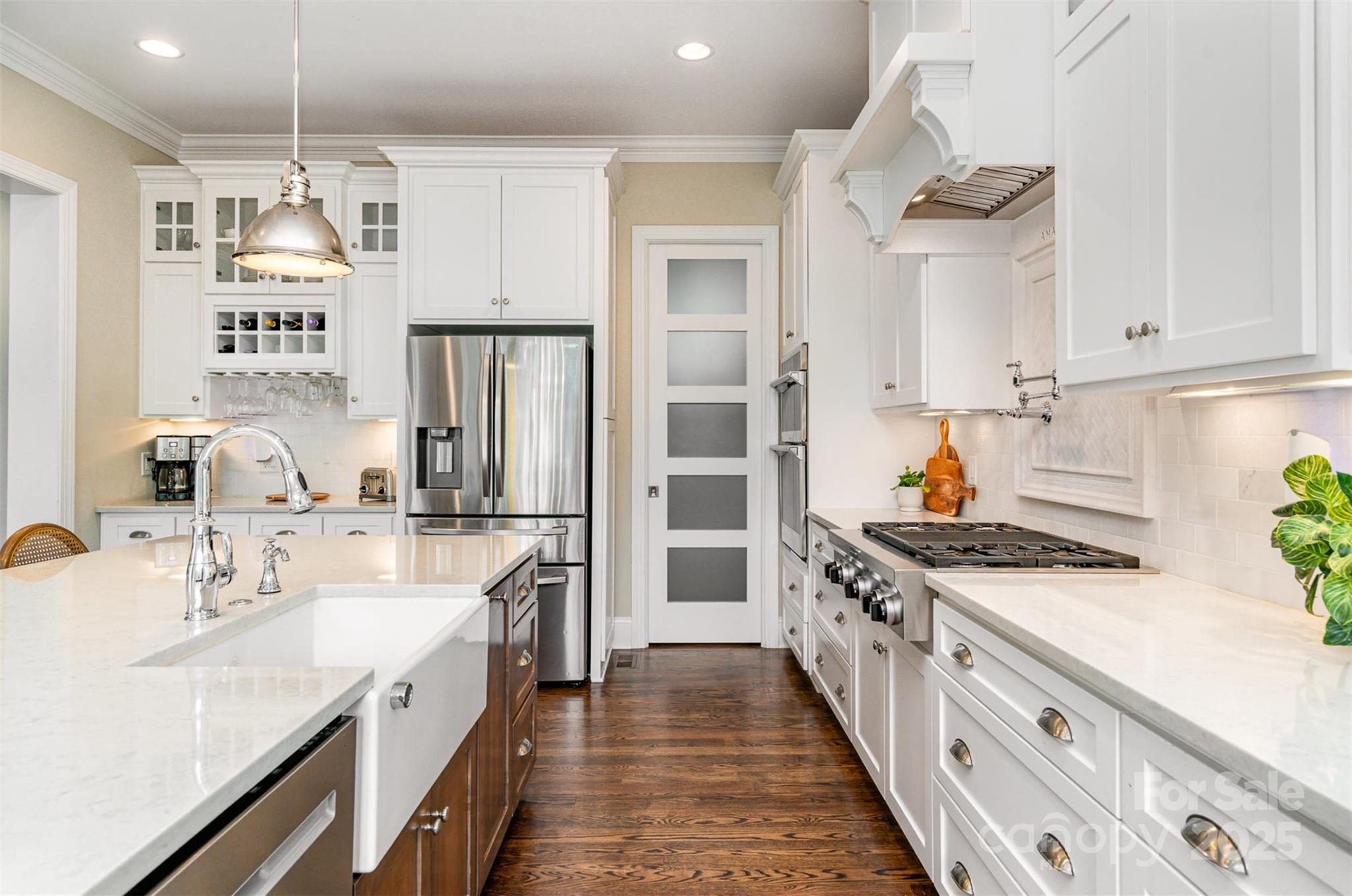 6873 Pine Moss Lane Clover, SC 29710 - Photo 13 of 46 a kitchen with stainless steel appliances granite countertop a sink stove and refrigerator