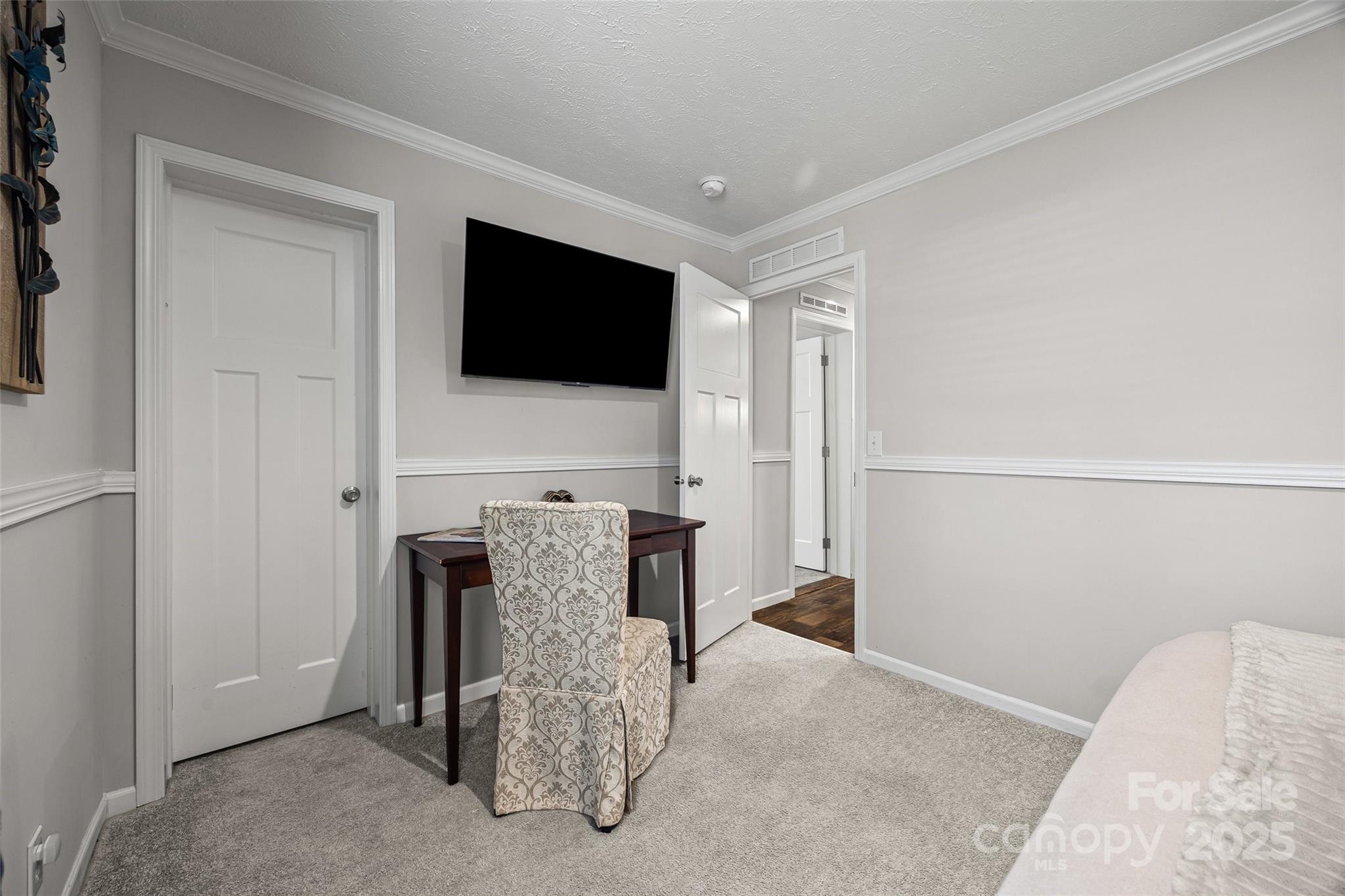 1804 Tom Joye Road Clover, SC 29710 - Photo 17 of 28 a living room with furniture and a flat screen tv