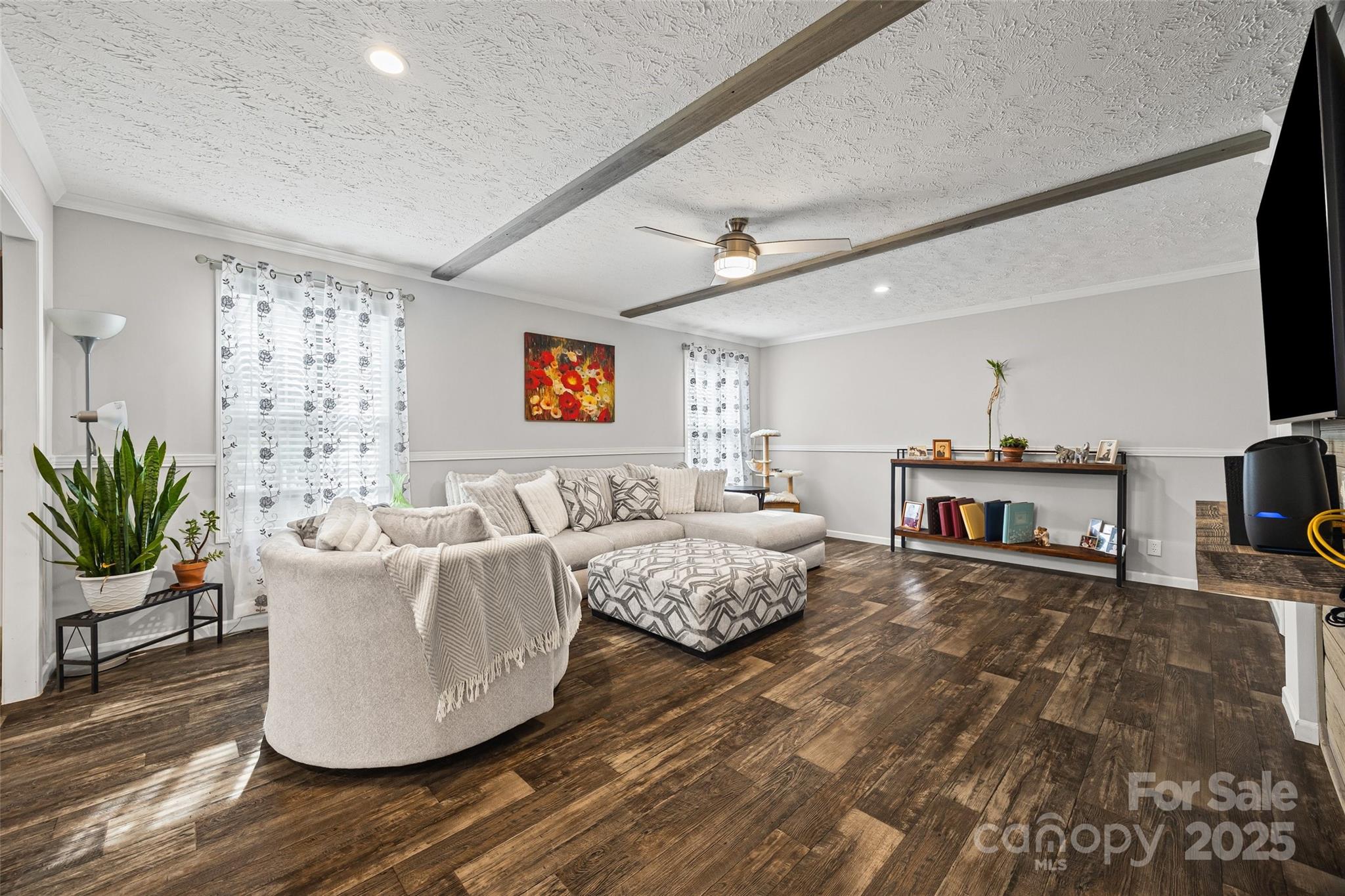 1804 Tom Joye Road Clover, SC 29710 - Photo 3 of 28 a living room with furniture and a flat screen tv