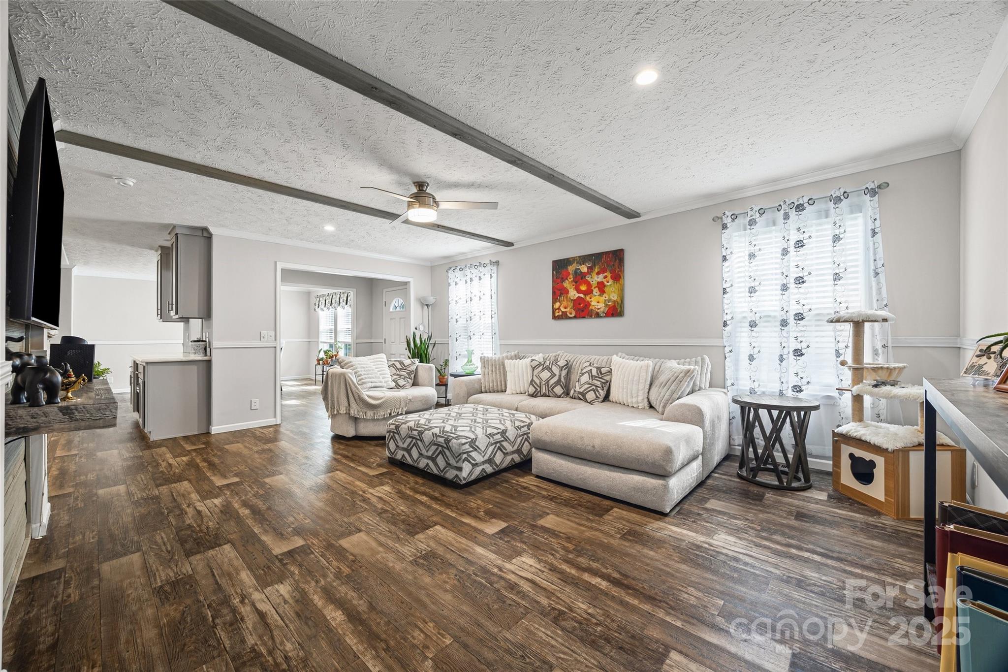 1804 Tom Joye Road Clover, SC 29710 - Photo 4 of 28 a living room with furniture and wooden floor