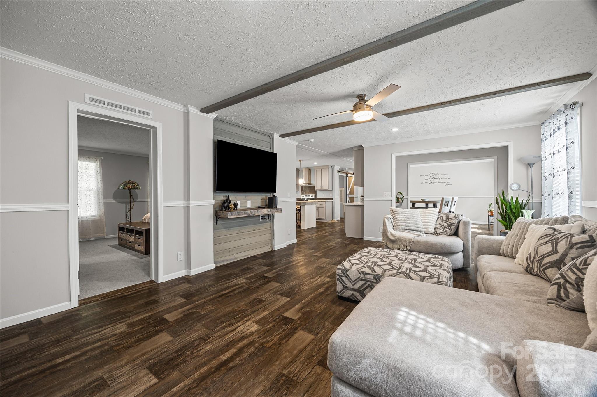 1804 Tom Joye Road Clover, SC 29710 - Photo 5 of 28 a living room with furniture and a flat screen tv