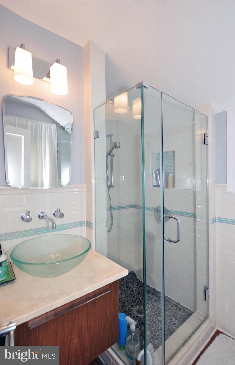 5602 Harwick Road Bethesda, MD 20816 - Photo 27 of 37 Renovated master bath with shower