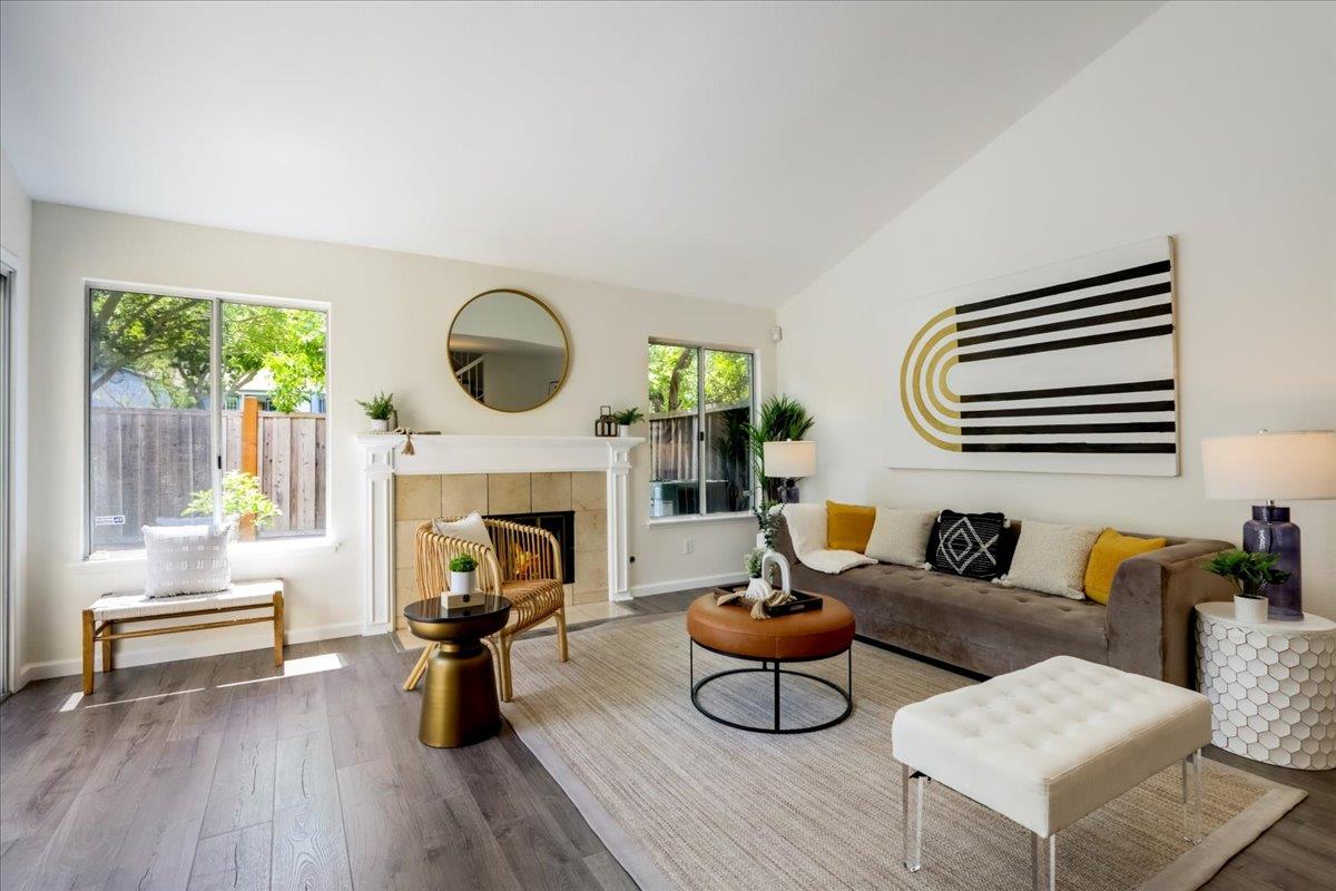 908 Springview Circle San Ramon, CA 94583 - Photo 3 of 31 a living room with furniture and a fireplace