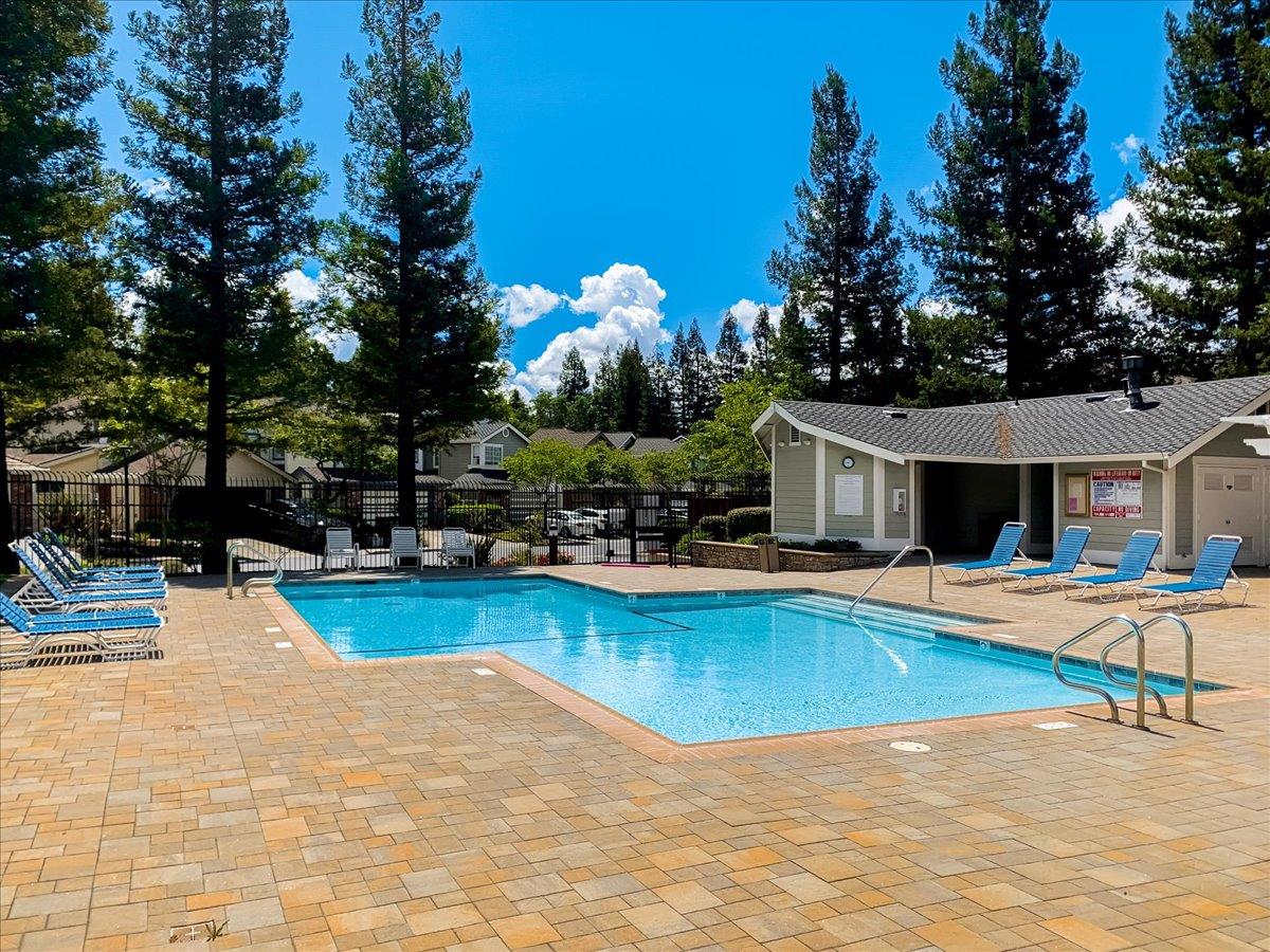 908 Springview Circle San Ramon, CA 94583 - Photo 31 of 31 a view of a swimming pool with lounge chair