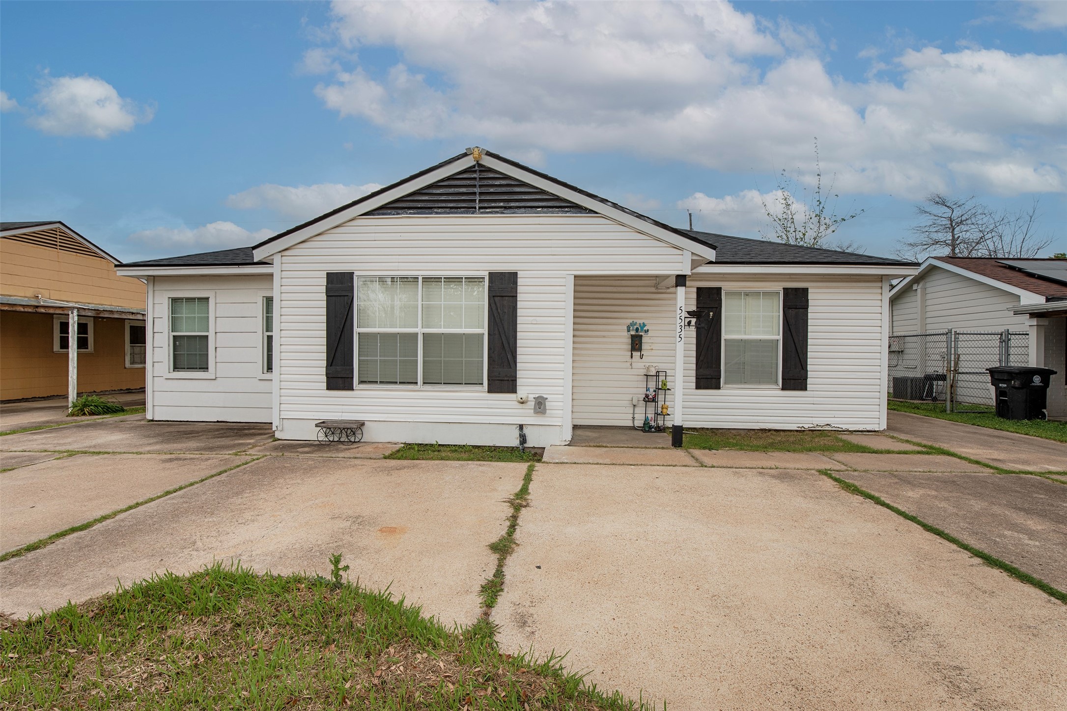 The home boasts a circle drive for easy access to Allendale.