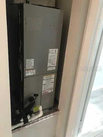 a view of bathroom with a window