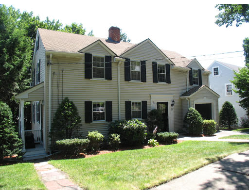 67 Scott Road Belmont, MA 02478 - Photo 1 of 12 a front view of a house with a yard
