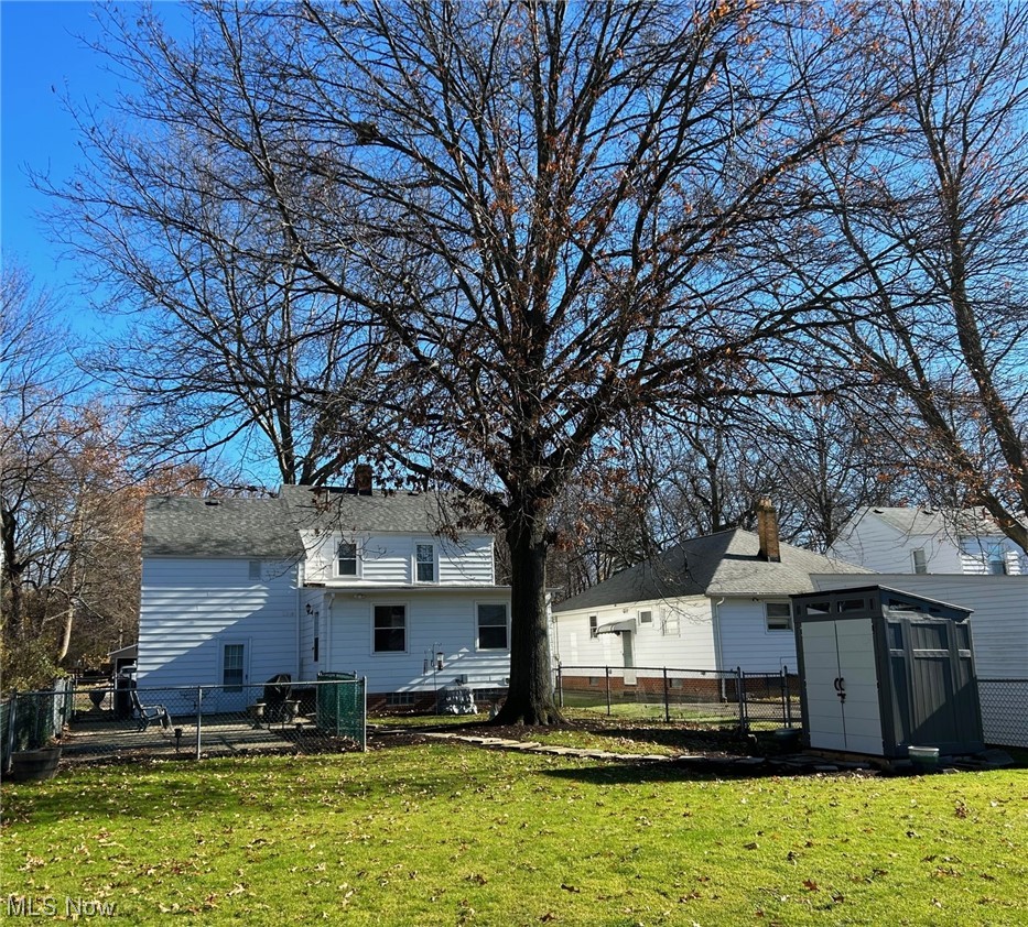 1748 Sunview Road Lyndhurst, OH 44124 - Photo 39 of 41 Rear View of yard with a shed.