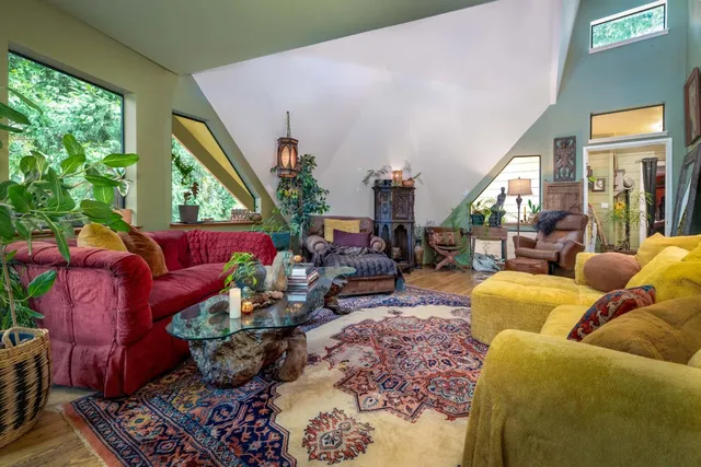 a view of living room with furniture