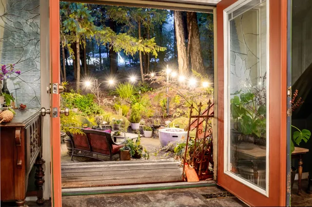 a view of outdoor space with trees